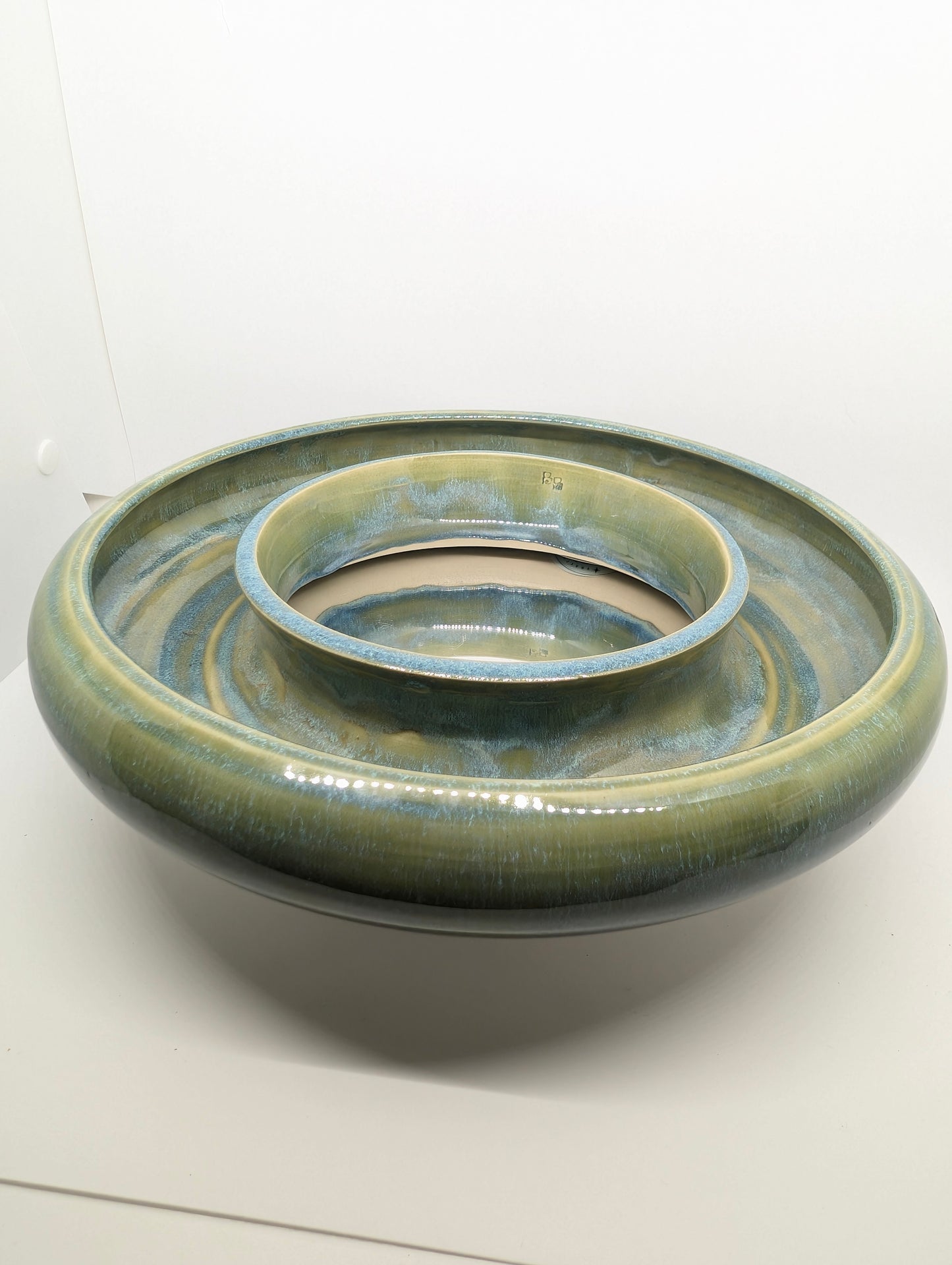 Flower, moss or succulent donut planter