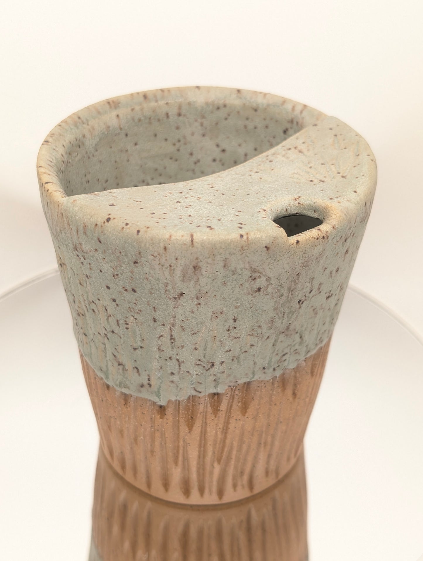 Seafoam matte travel tumbler