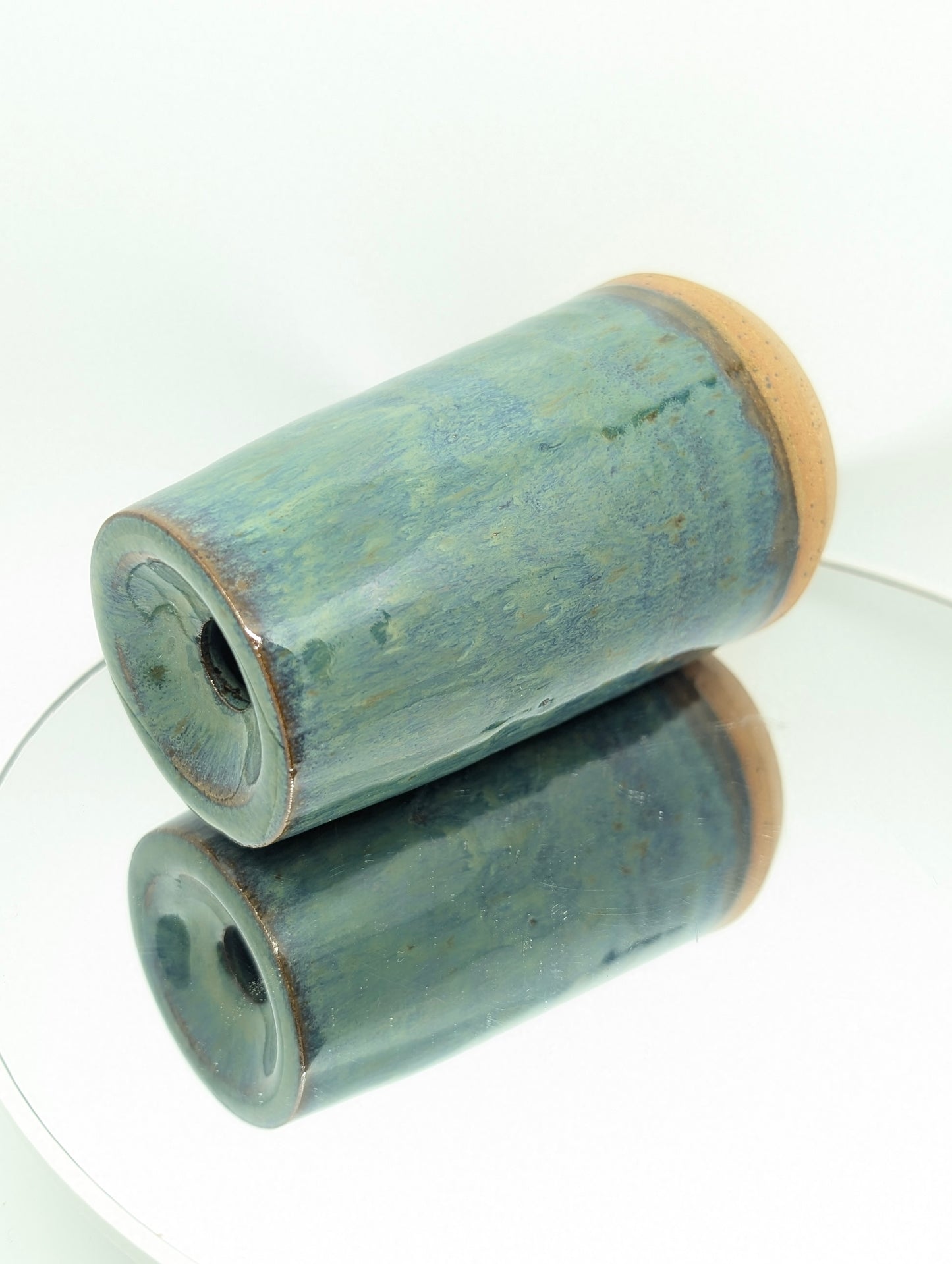 Green bud vase