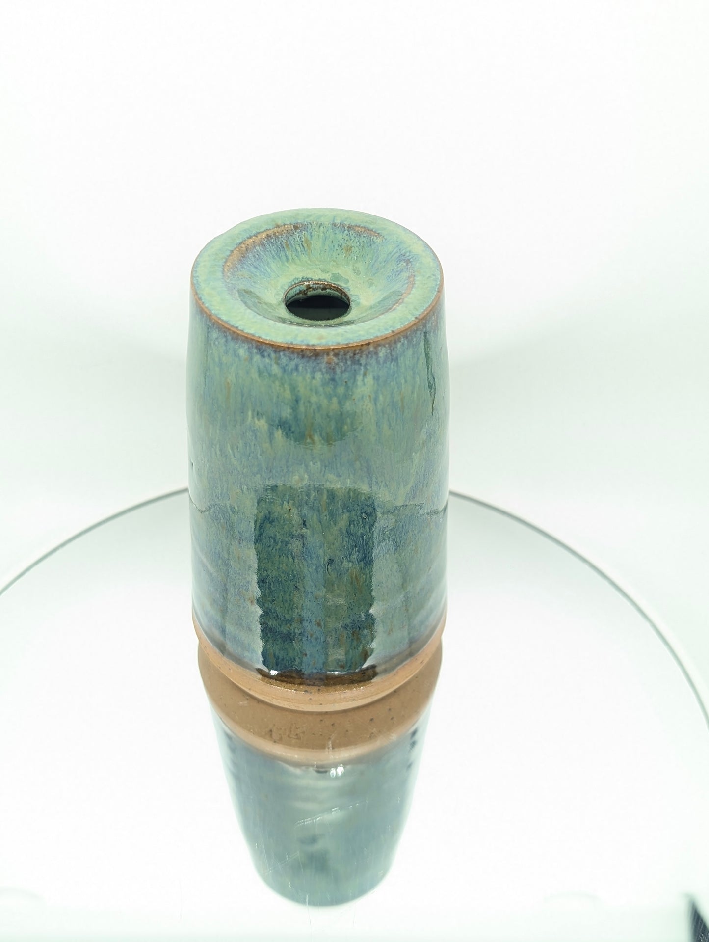 Green bud vase