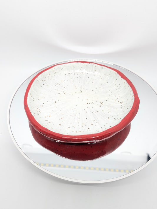 Mushroom cap dish
